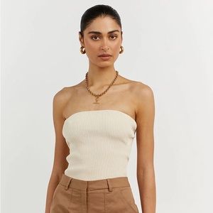 DISSH Indie Strapless Knit Top